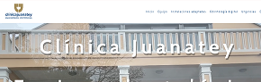 Vista previa del sitio web de Clínica Juanatey